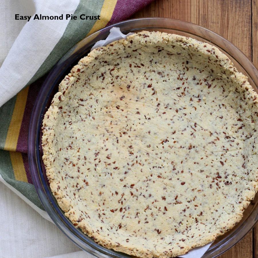 Easy Vegan Almond Flour Pie Crust (Low-Carb, Gluten-free, Grain-free)