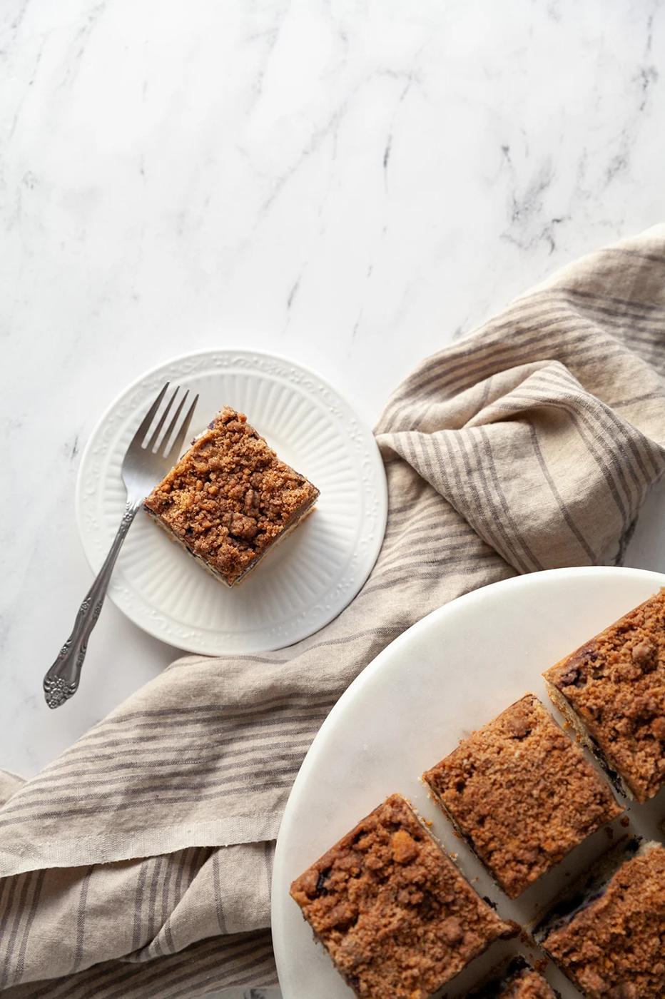 Vegan Blueberry Buckle