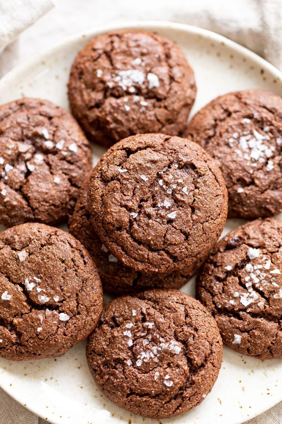 Vegan Brownie Cookies Grain-free Oil-free