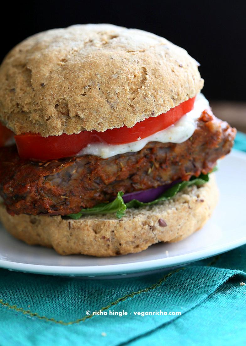 Vegan Buffalo Tempeh Sandwich | Pitzn