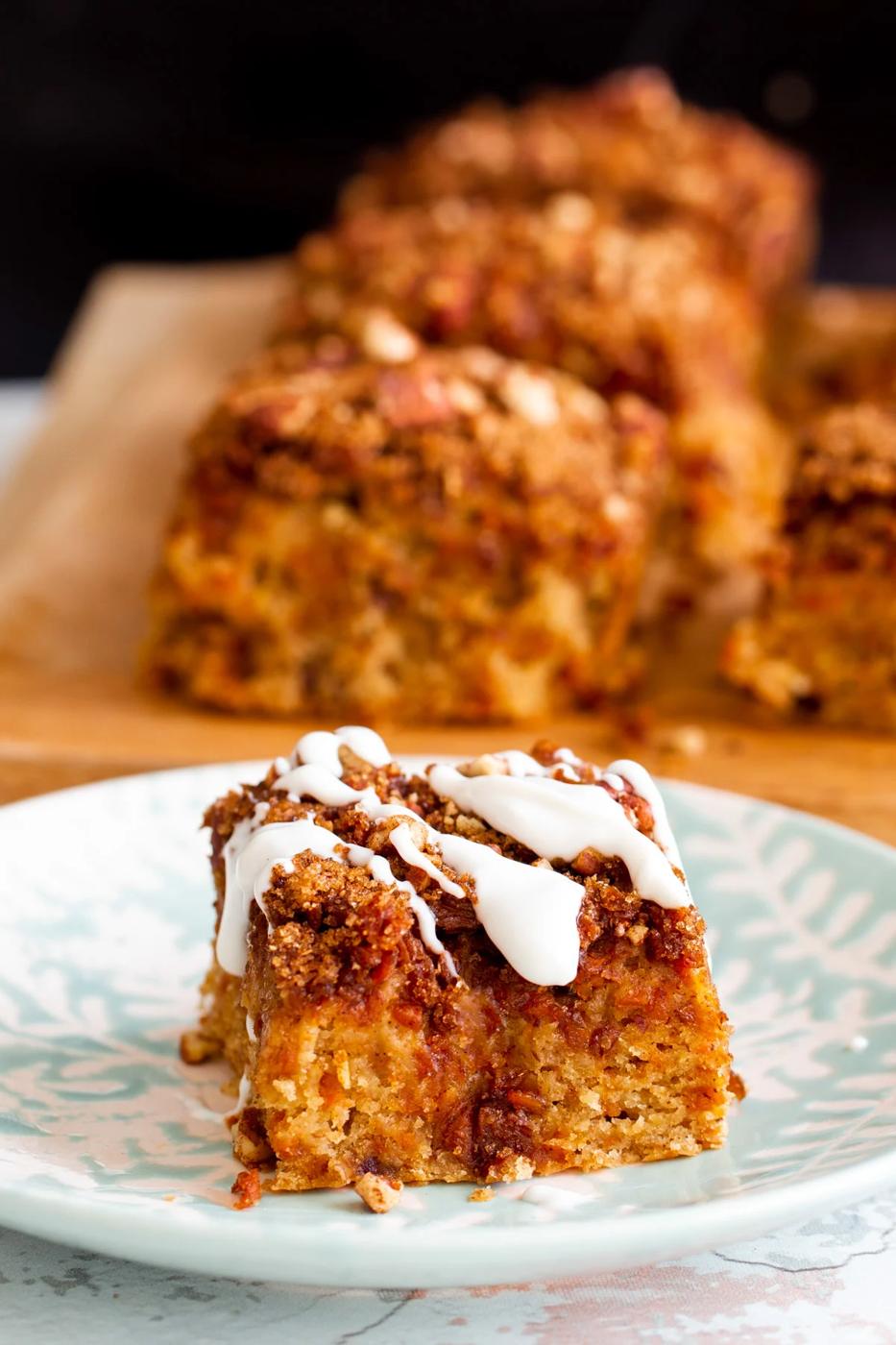 Vegan Carrot Cake Bars