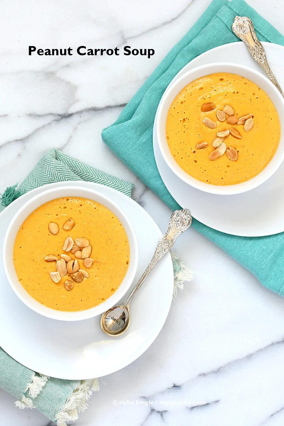 Vegan Carrot Peanut Soup