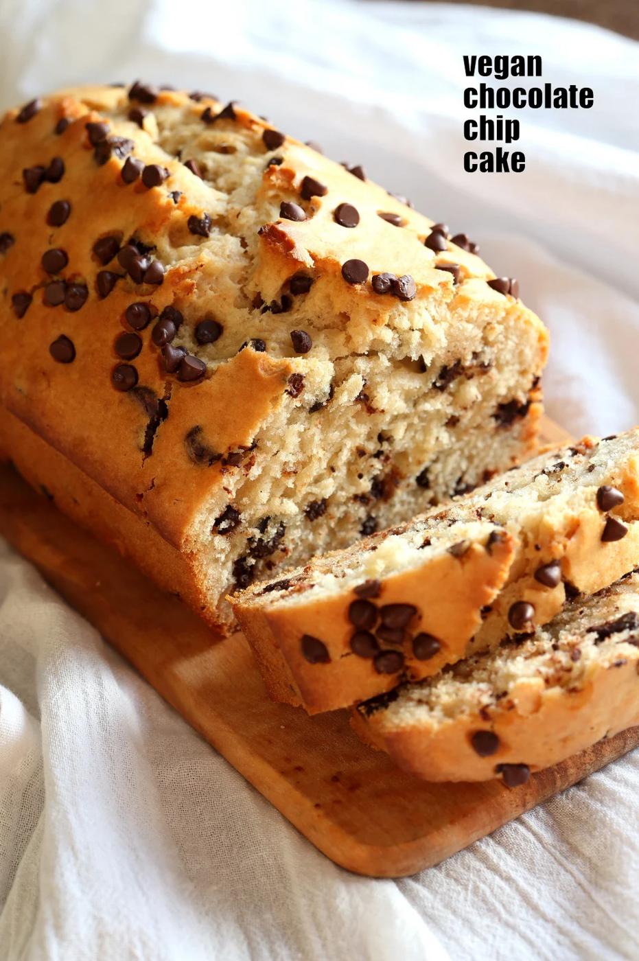 Vegan Chocolate Chip Cake Recipe