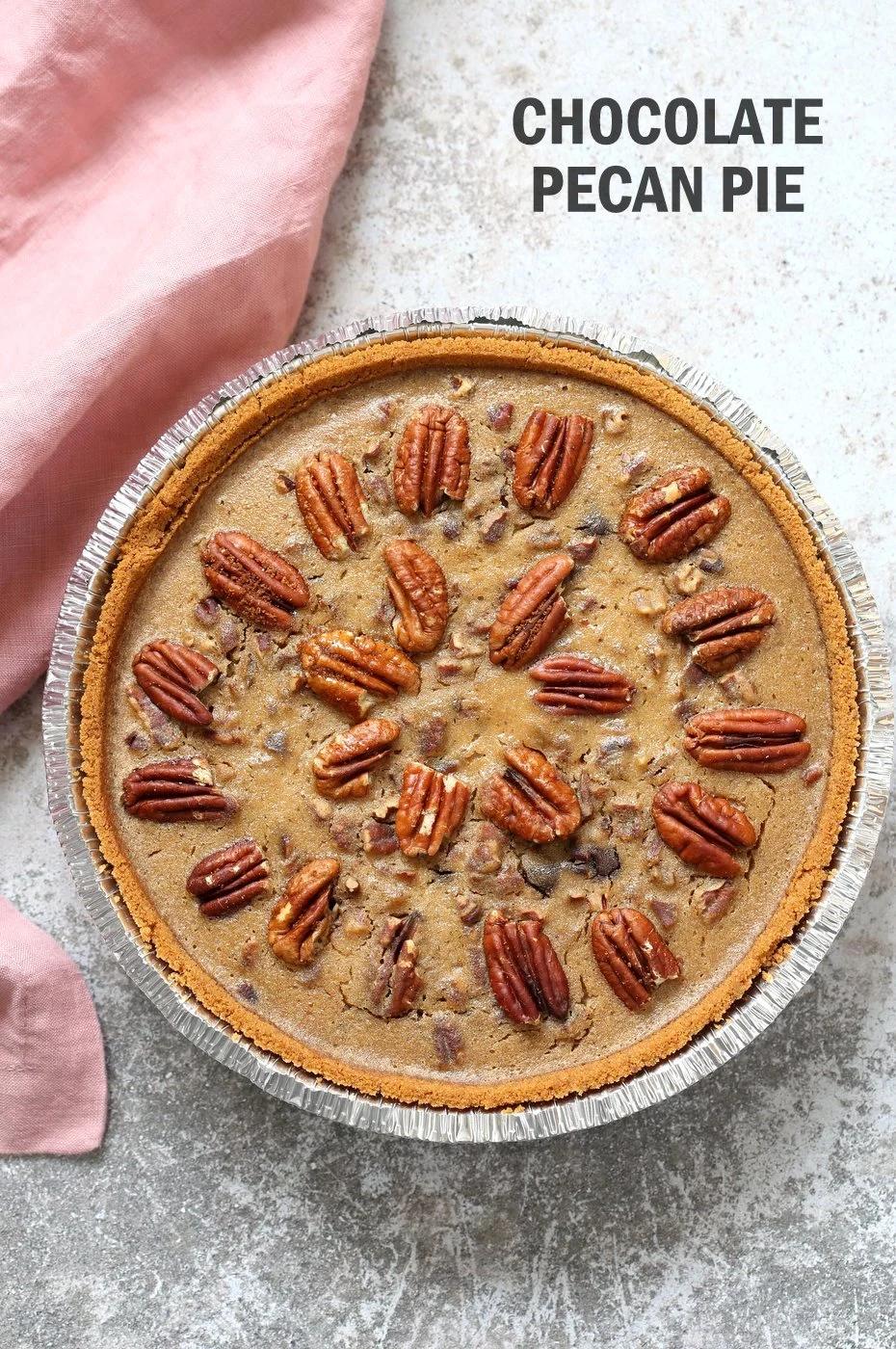 Vegan Chocolate Pecan Pie – Glutenfree option
