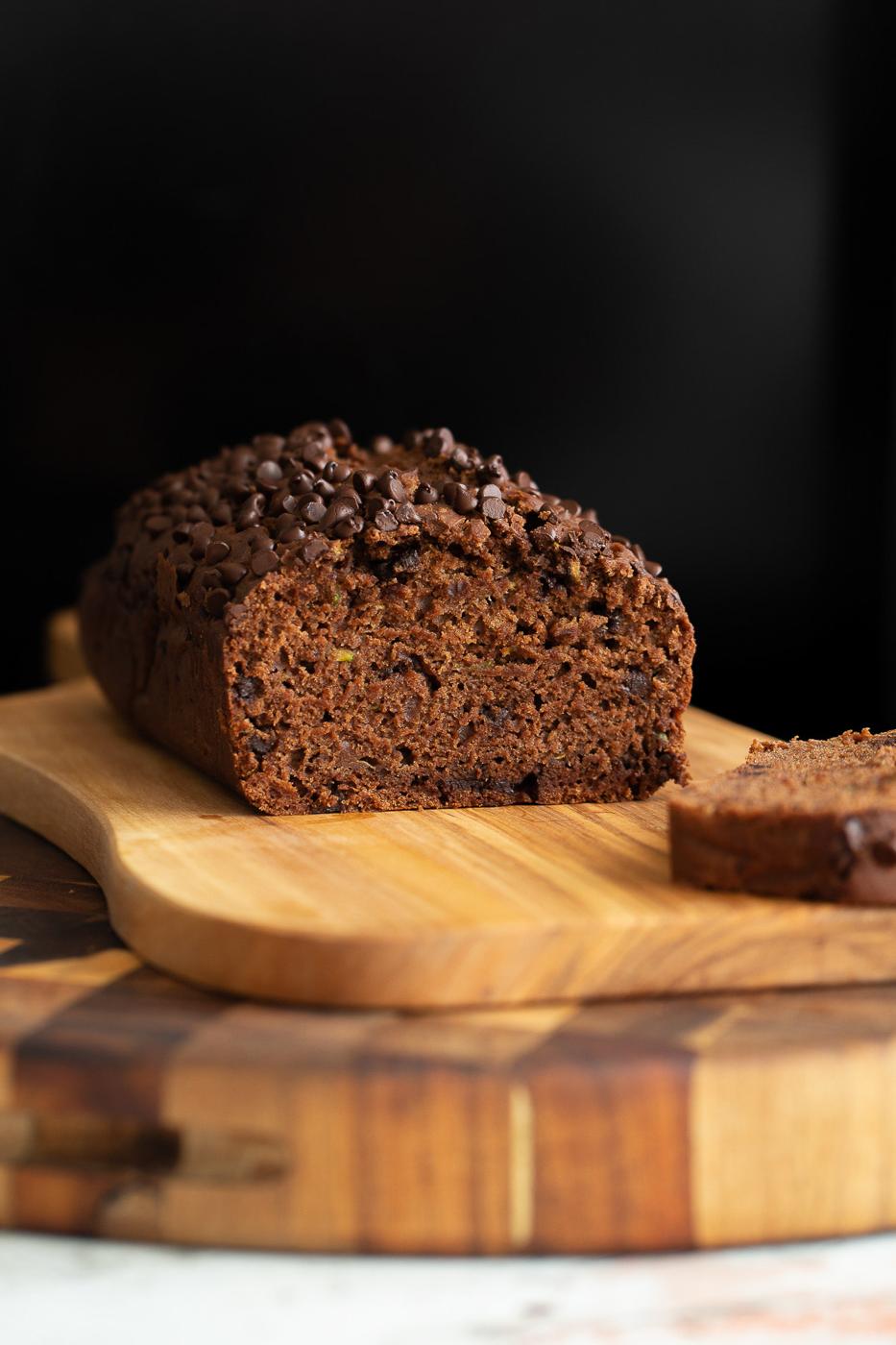 Vegan Chocolate Zucchini Bread