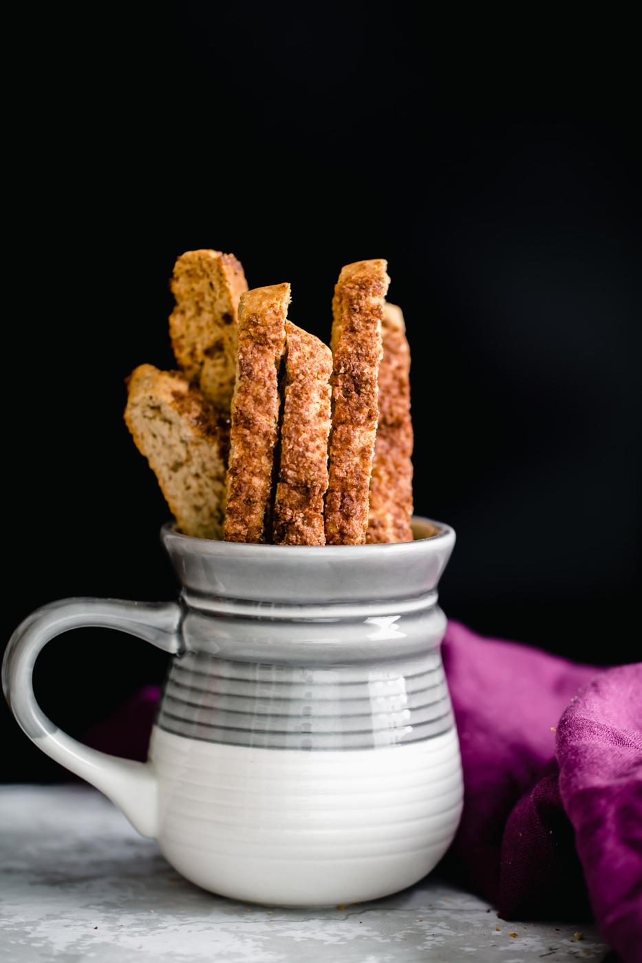 Vegan Churro Biscotti