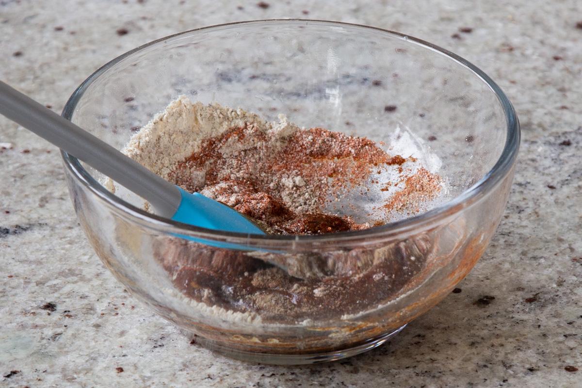 salt and spices in a small bowl