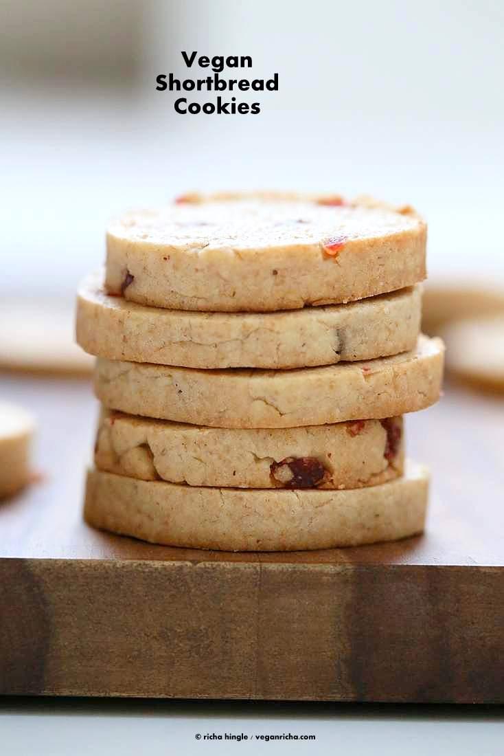 Vegan Coconut Oil Shortbread Cookies with Pumpkin Pie Spice