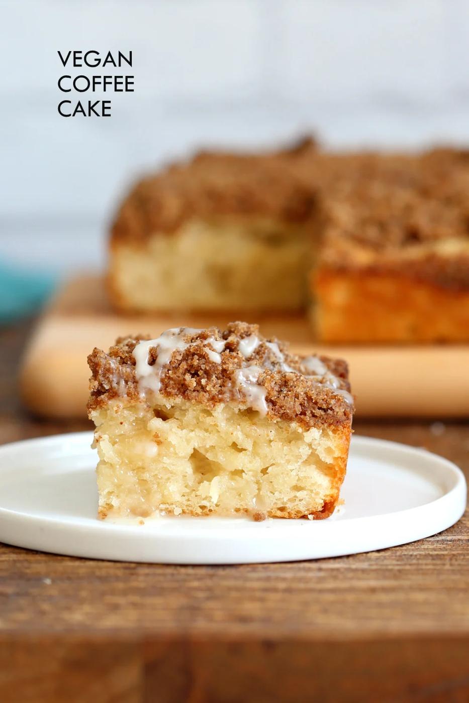 Vegan Coffee Cake Recipe – Cinnamon Streusel Cake