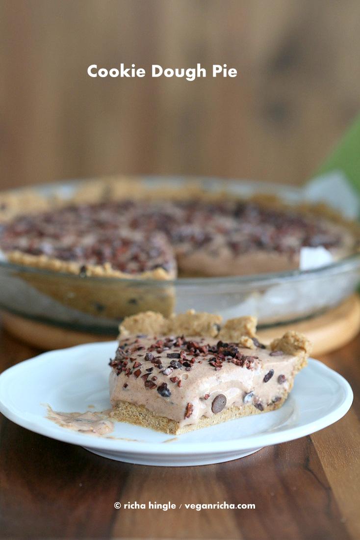Vegan Cookie Dough Pie | Pitzn