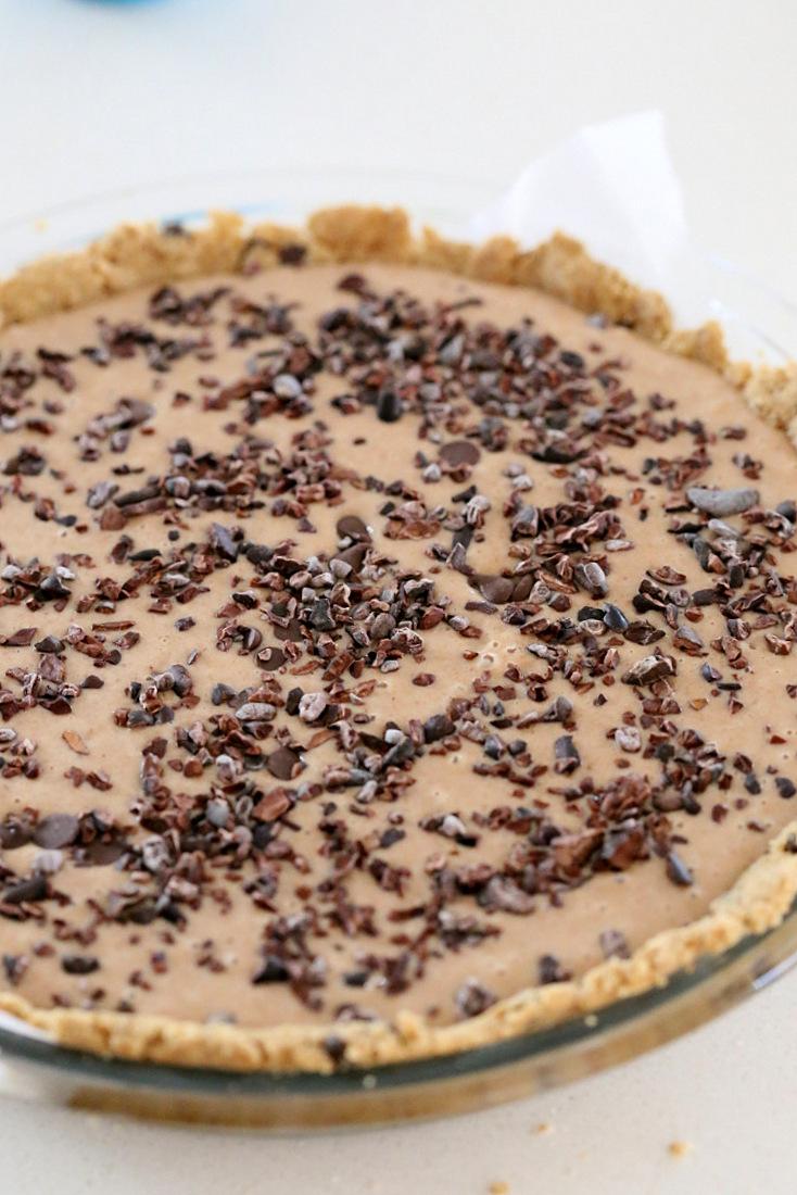 Vegan Cookie Dough Pie | Pitzn