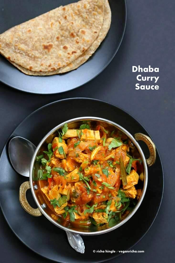 Vegan Dhaba Chicken-free Chickn – Beyond Meat Dhaba curry.