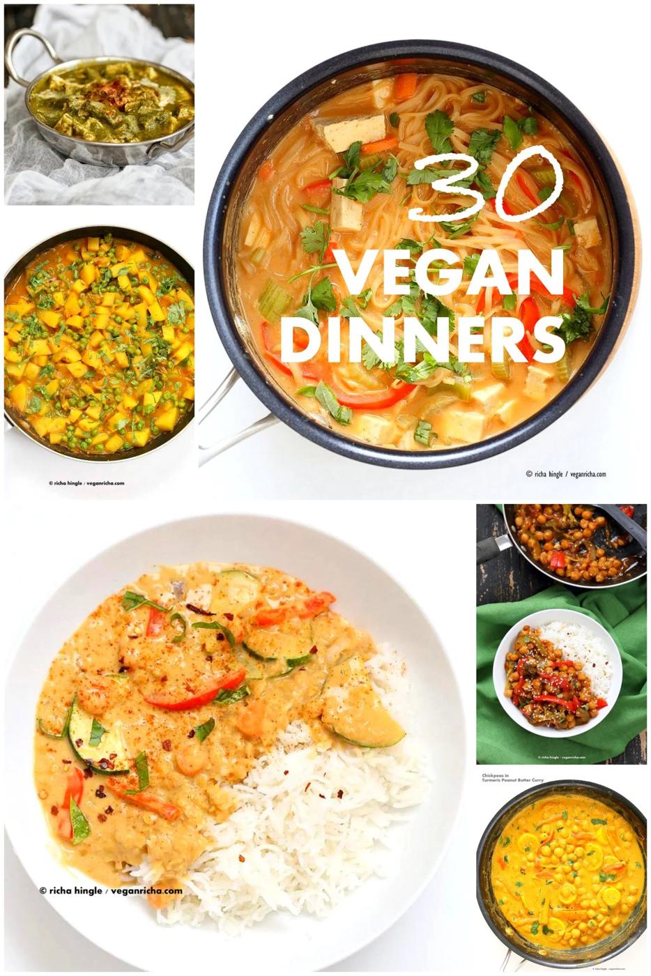 30 Easy Vegan Dinner Recipes