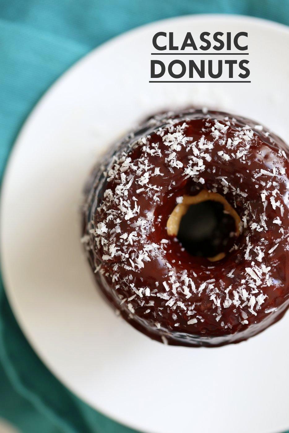 Vegan Donuts Recipe with Chocolate Glaze – 1 Bowl Baked Doughnut