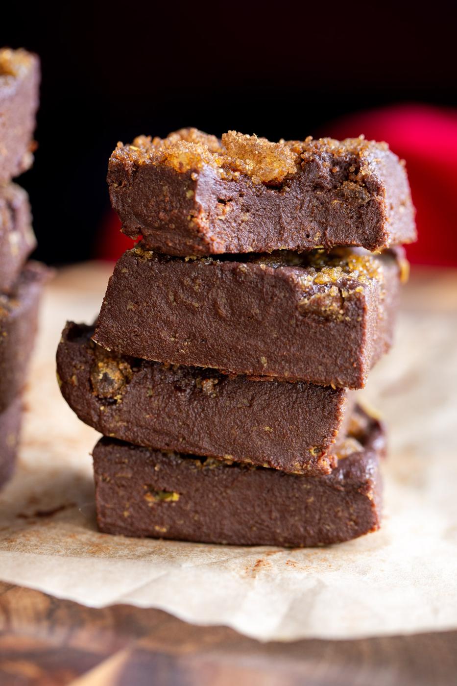 Gingerbread Chocolate Fudge Vegan