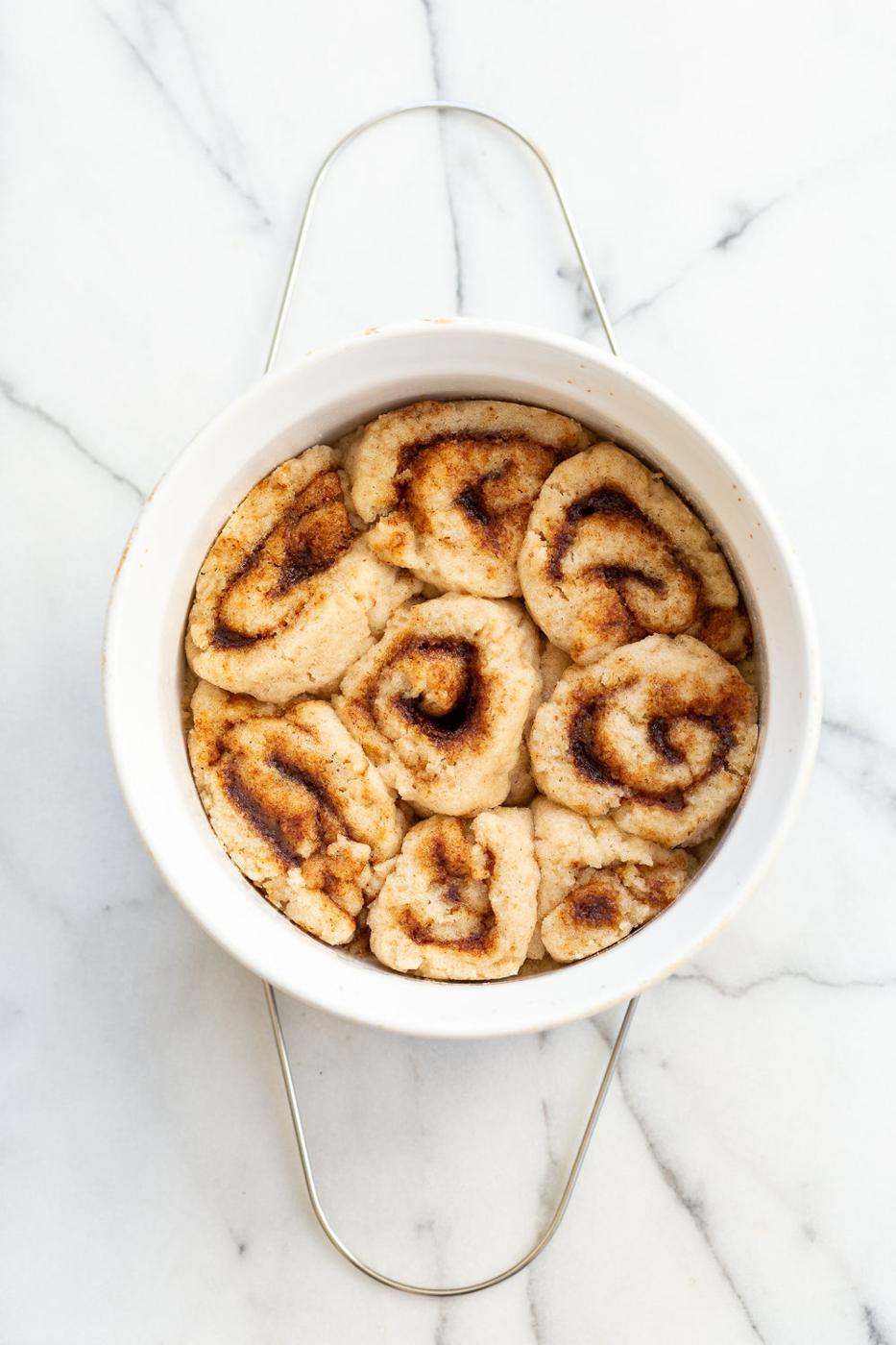 Vegan Gluten free Cinnamon Rolls Grainfree No Yeast
