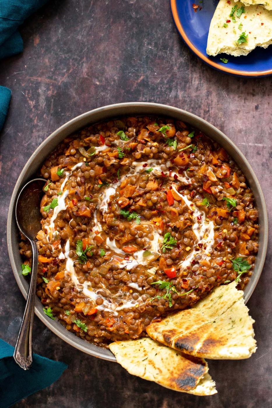 Vegan Handi Lentils (Creamy Indian Dal)