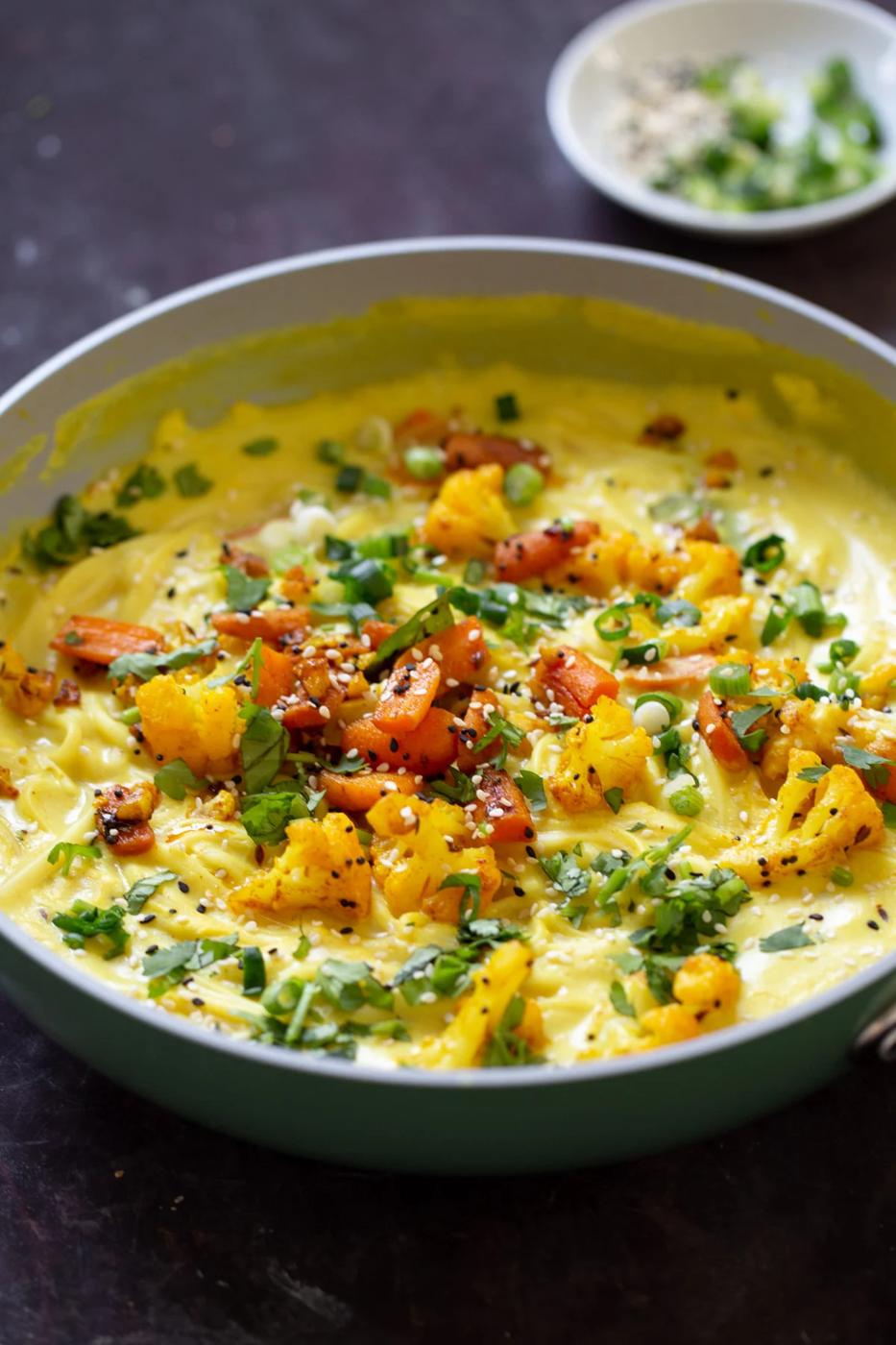 One-Pot Vegan Kadhi Noodles