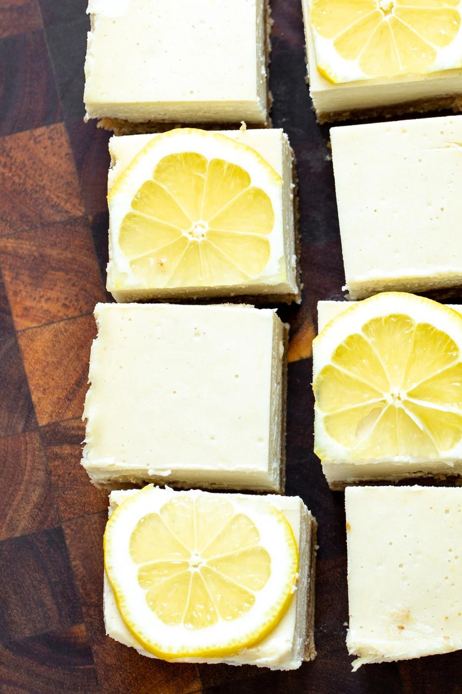 Vegan Lemon Bars GF