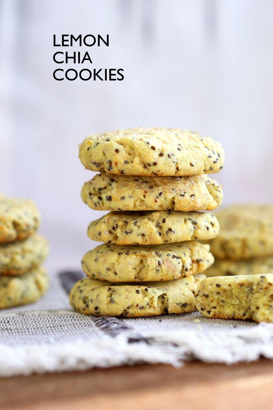 Vegan Lemon Cookies with Chia Seeds – 1 Bowl