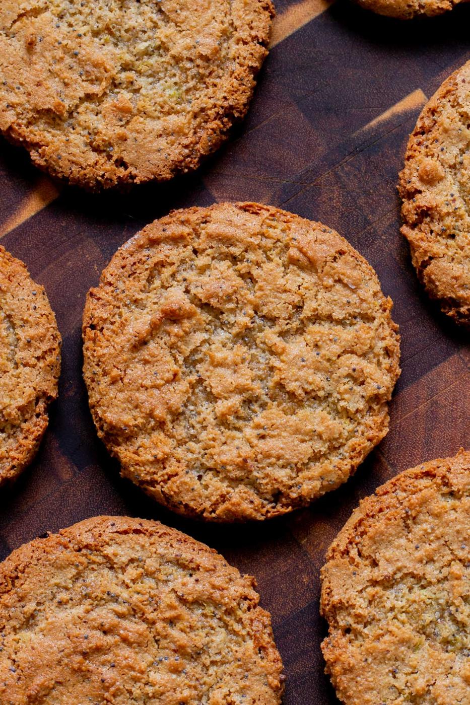 Lemon Poppyseed Cookies (Gluten-Free, Grain-Free, 1-Bowl)