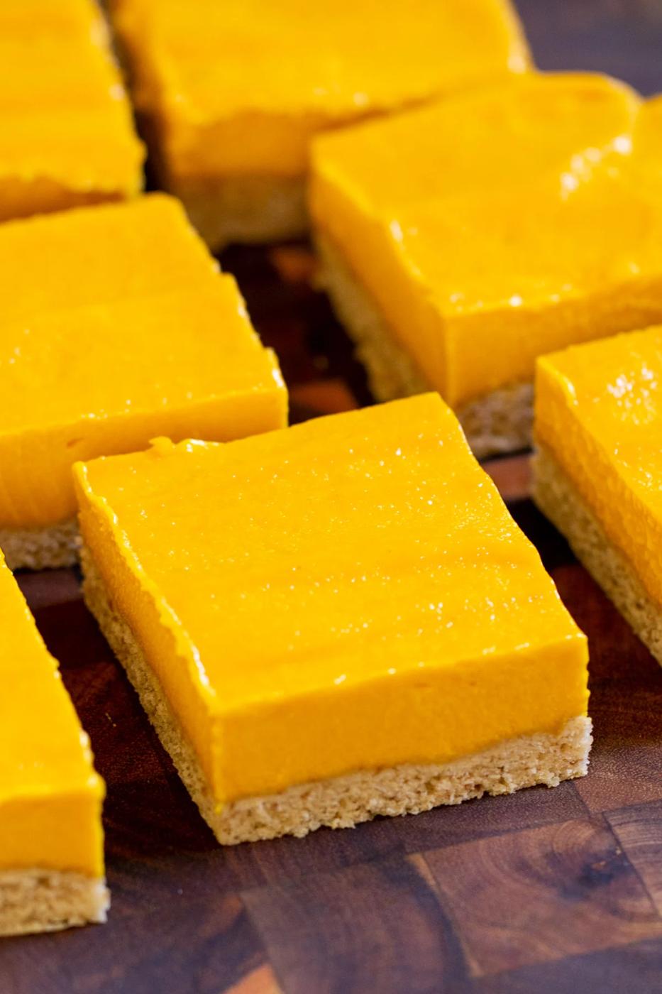 Mango Bars (oil-free, gluten-free option)