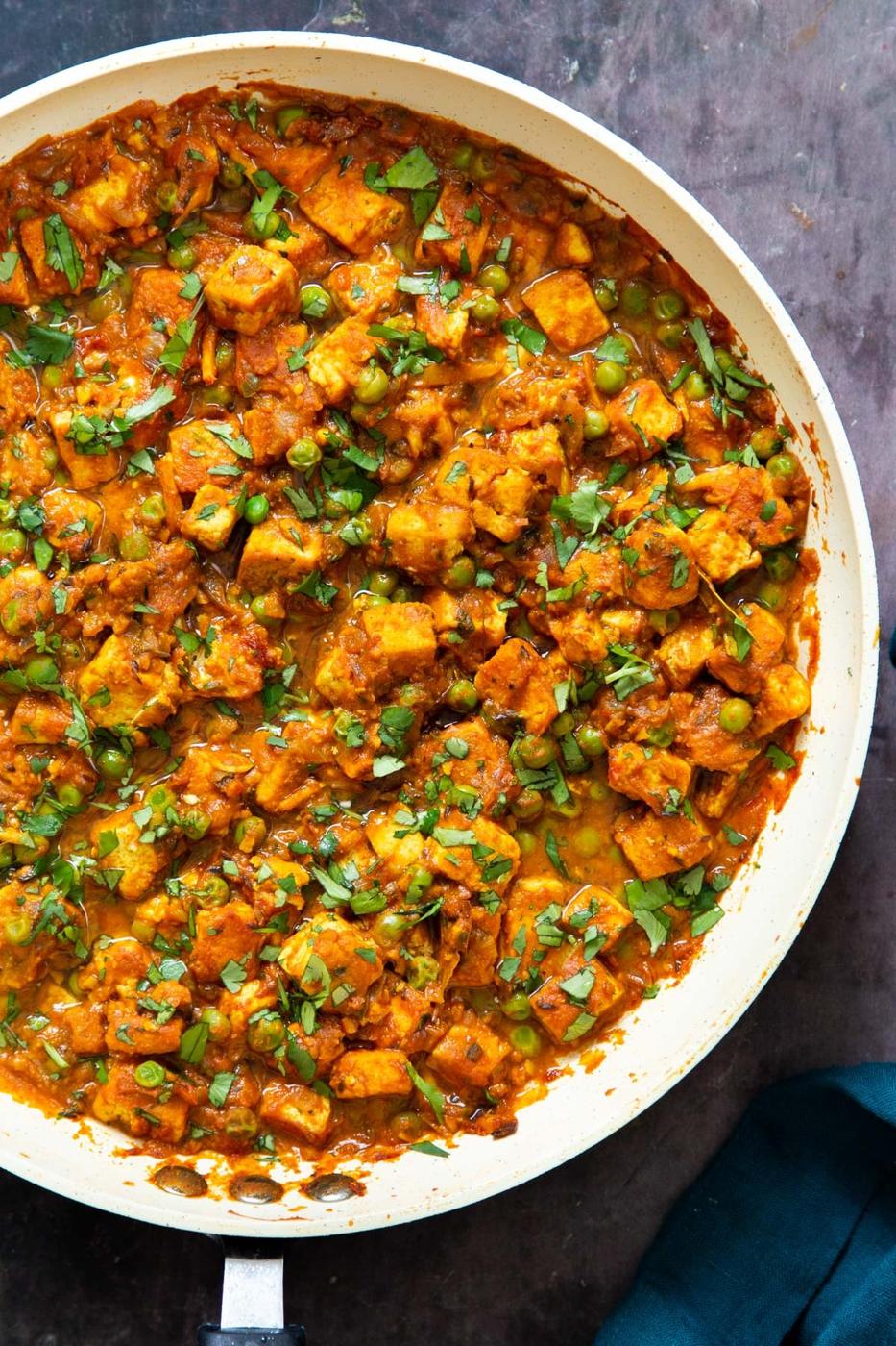 Vegan Matar Tofu