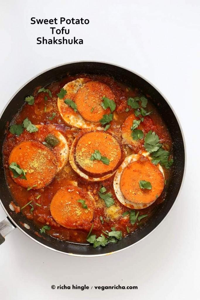 Vegan Shakshuka with Sweet Potato | Pitzn