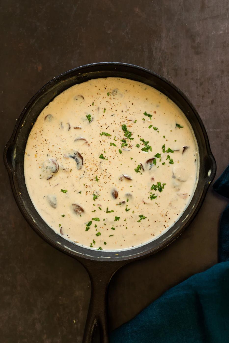 Vegan Mushroom Sauce – No Oil Option