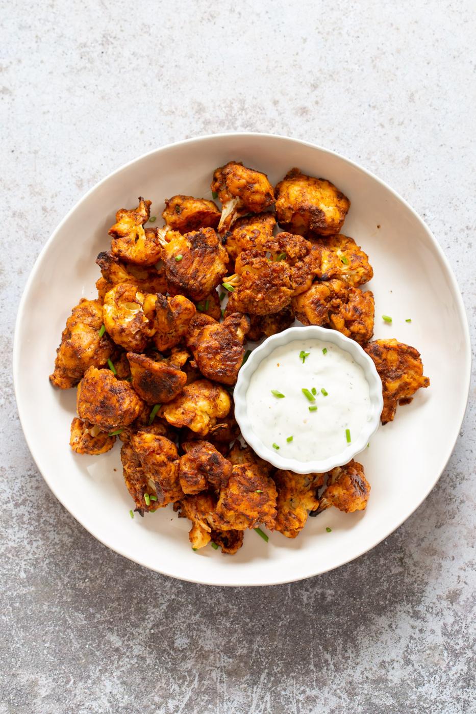 Vegan Nashville Hot Cauliflower Bites