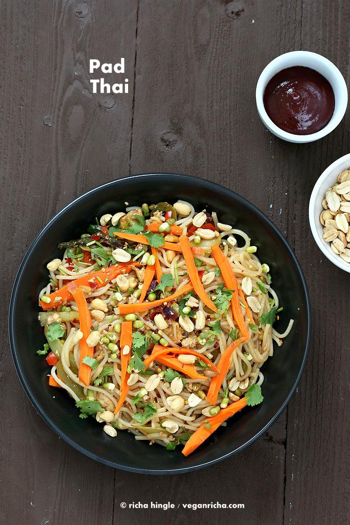 Vegan Pad Thai From Everyday Vegan Eats. Book Review.