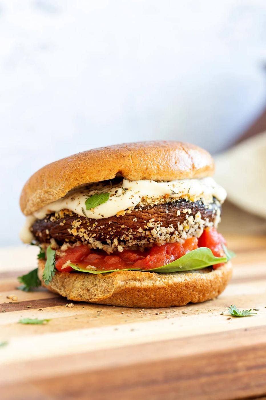 Vegan Portobello Mushroom Burger