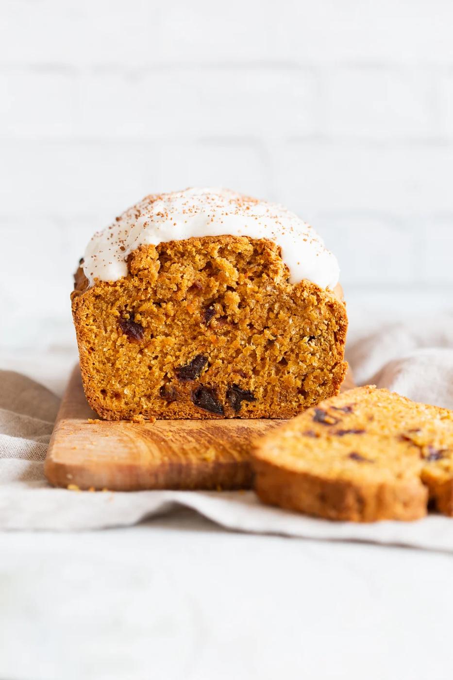 Vegan Pumpkin Carrot Bread