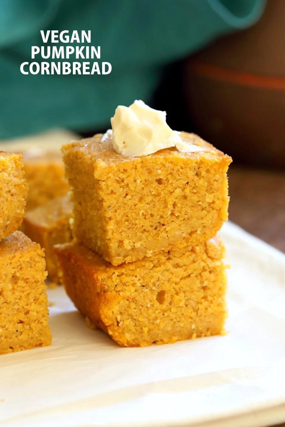 Vegan Pumpkin Cornbread 1 Bowl