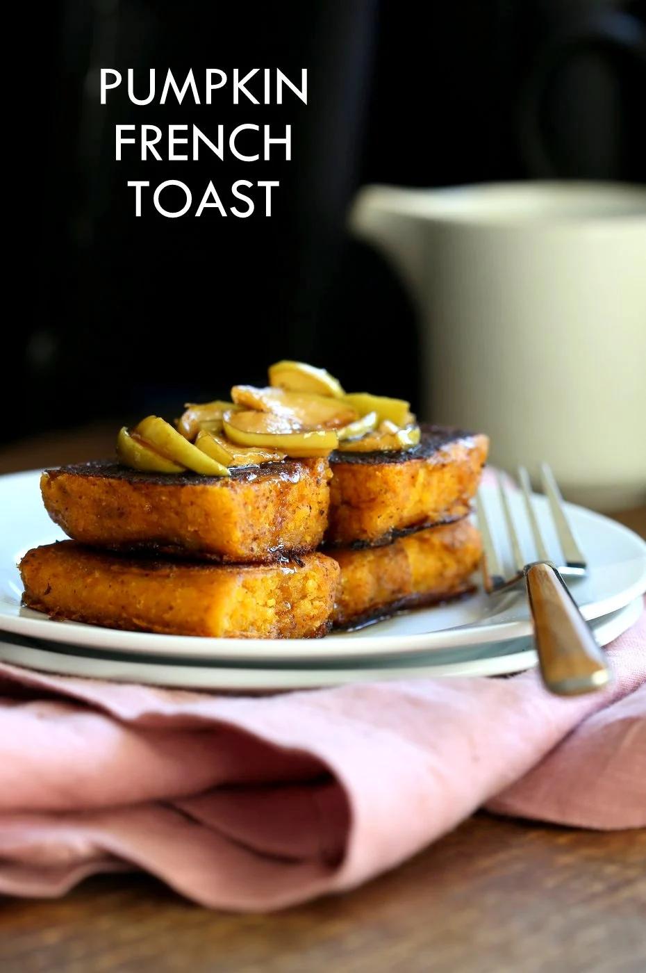 Vegan Pumpkin French Toast