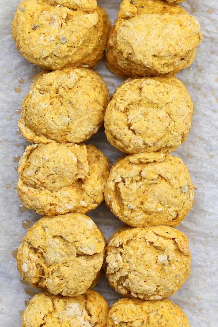 Vegan Pumpkin Biscuits | Pitzn