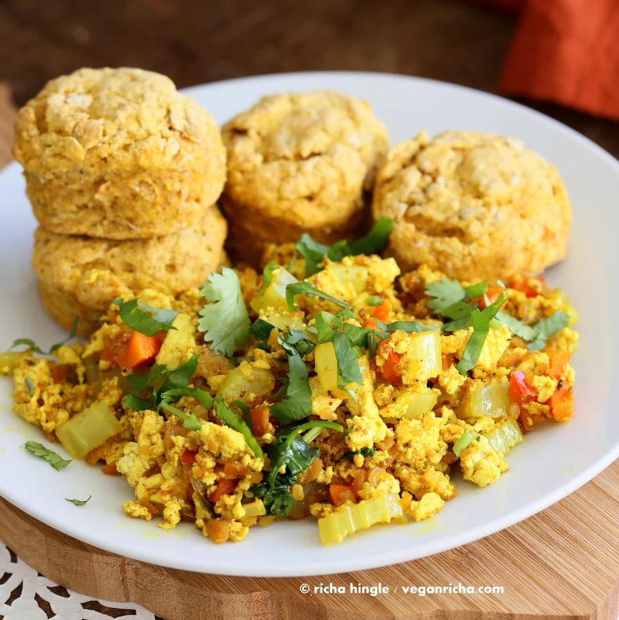 Vegan Pumpkin Biscuits | Pitzn