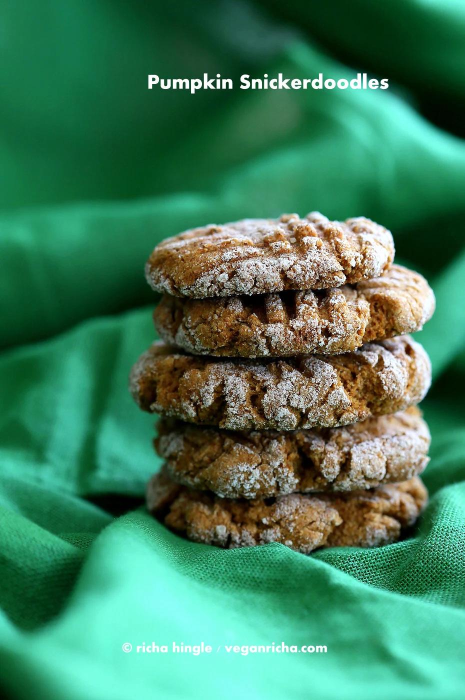 Vegan Pumpkin Snickerdoodles