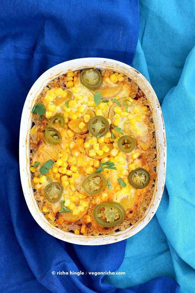 Quinoa Black Bean Casserole |Pitzn