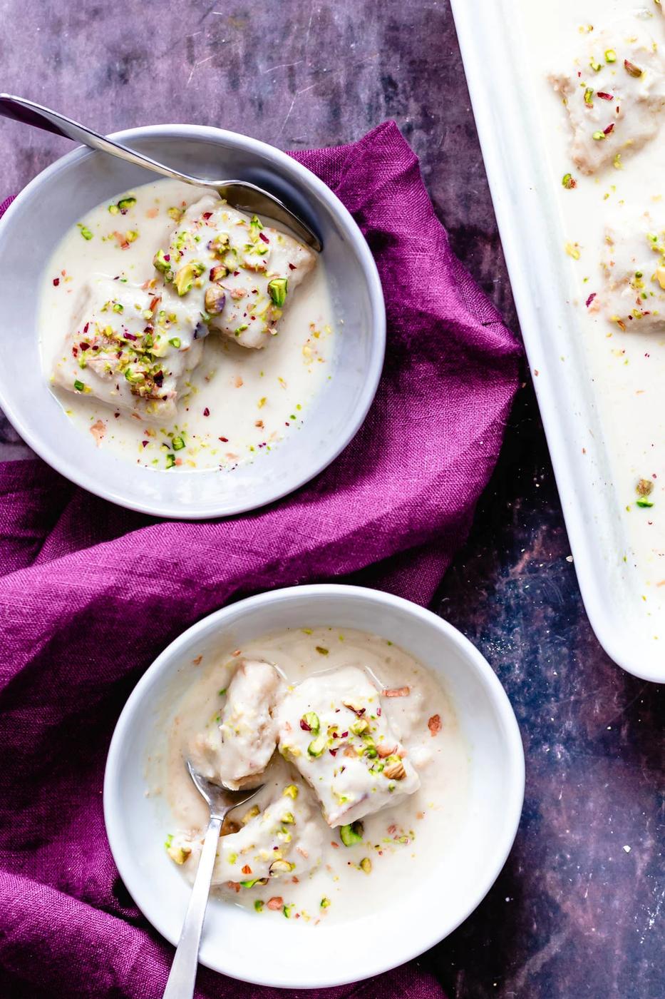 Vegan Rasmalai Cake