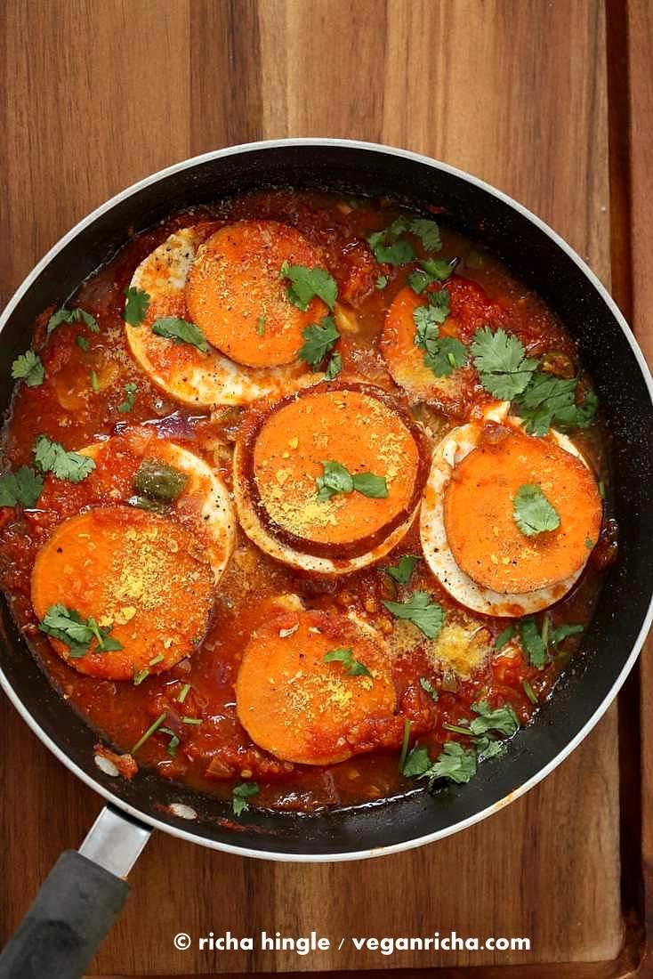 Vegan Shakshuka with Sweet Potato | Pitzn