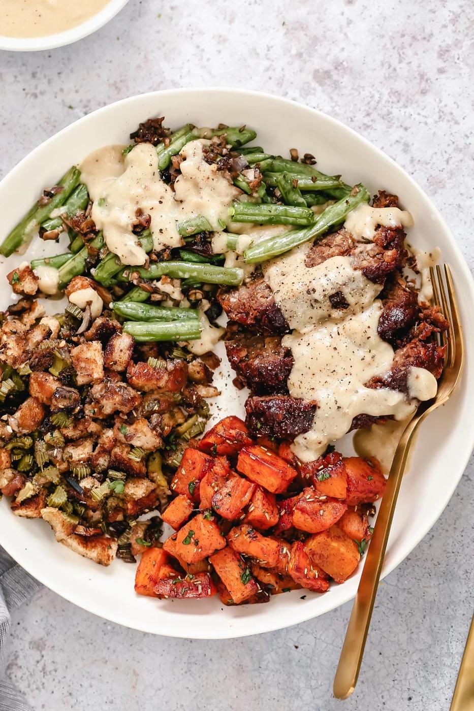 Sheet Pan Thanksgiving Dinner (Vegan)