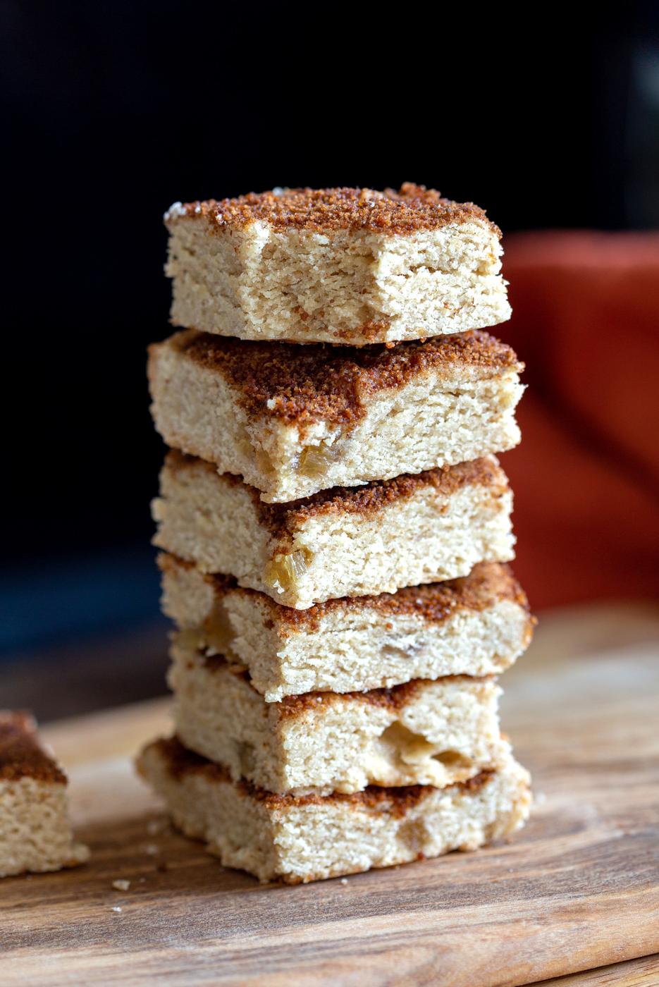 Vegan Snickerdoodle Bars – Cinnamon Bars