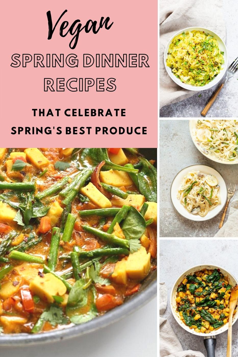Vegan Spring Dinner Recipes