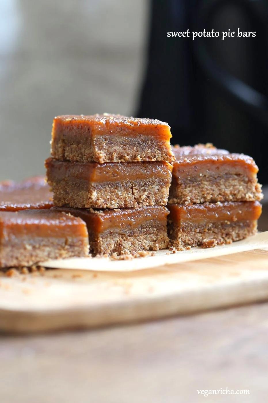 Vegan Sweet Potato Pie Bars