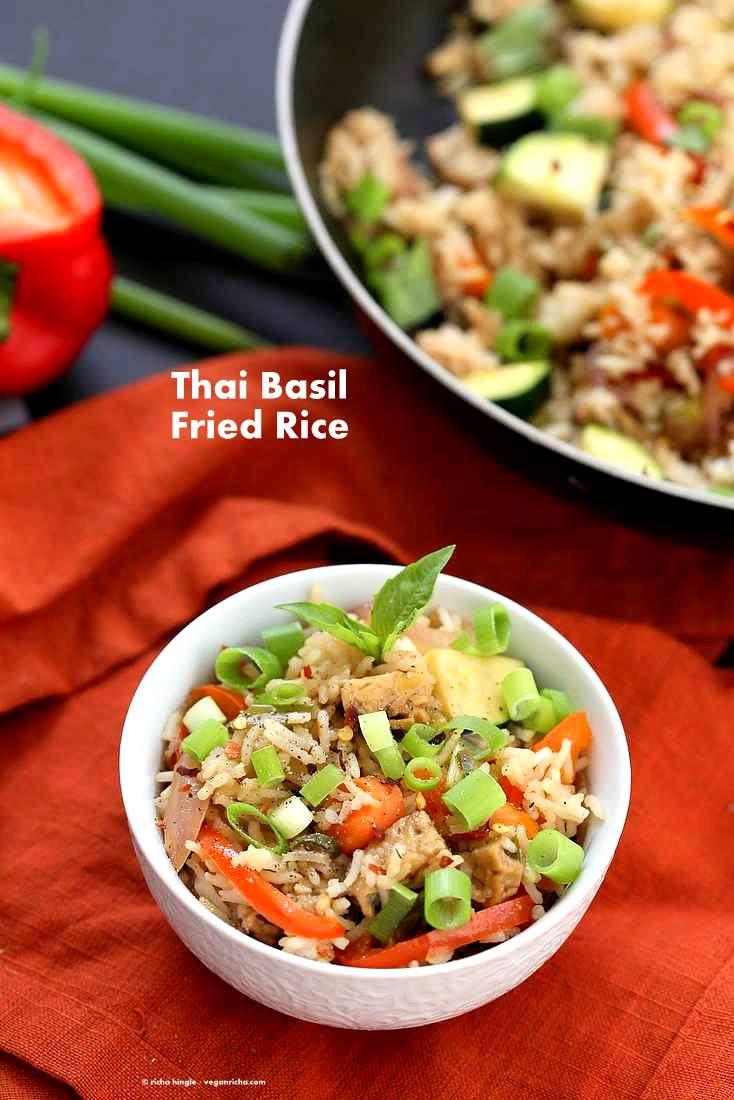 Vegan Thai Basil Fried Rice