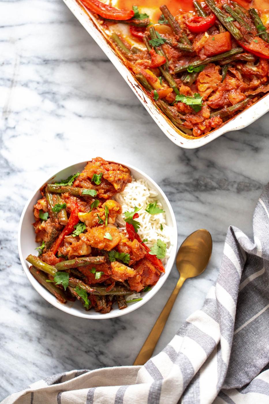Vegan Vegetable Curry Casserole