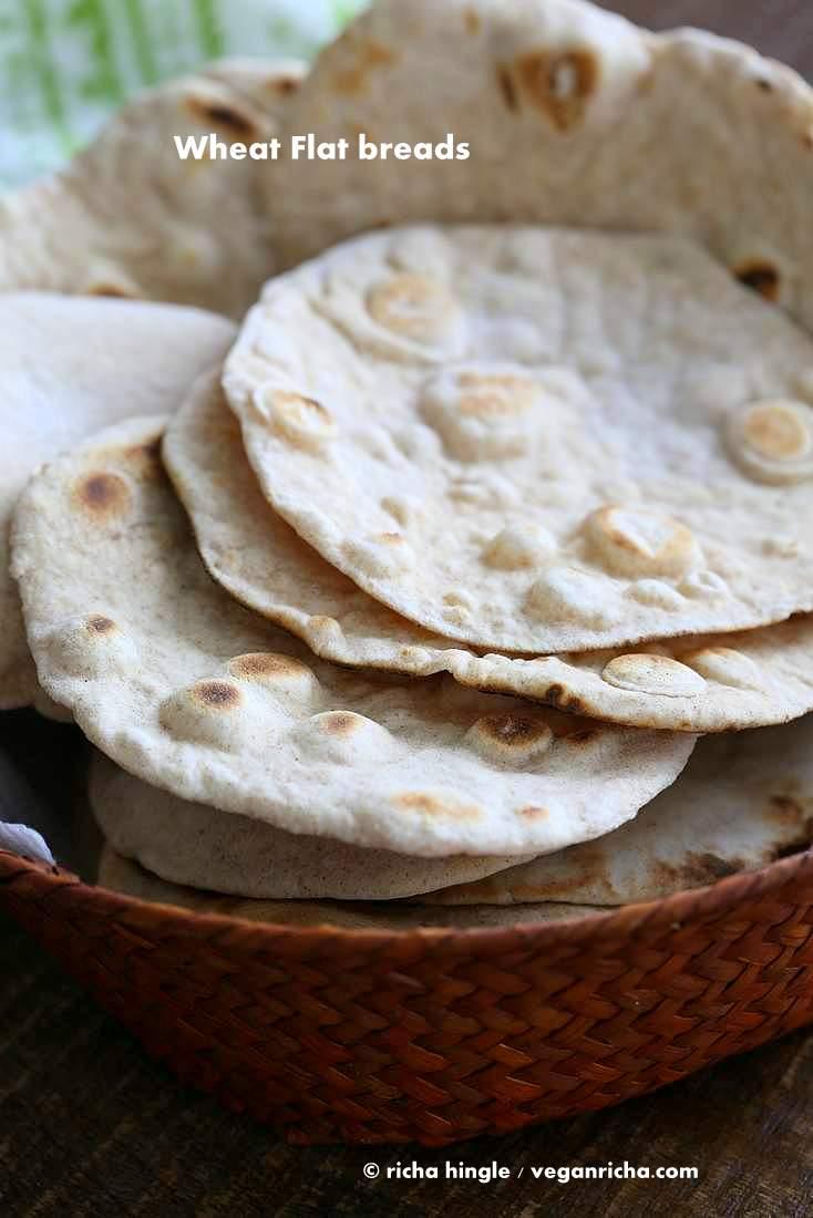 Vegan Yeast free Flatbread and Pita bread