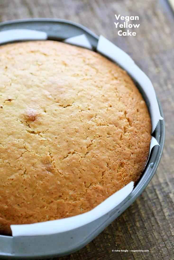 Vegan Yellow Cake Recipe