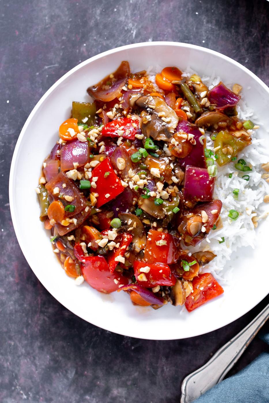 Veggies in Hot Garlic Sauce